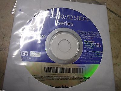 New! Genuine Brother HL5240 HL5250DN series Printer CD Software Driver