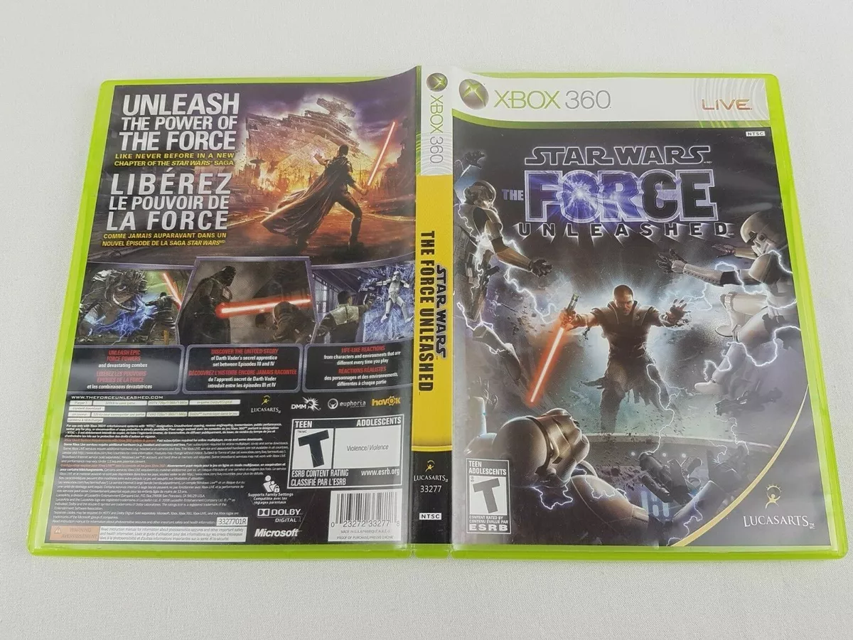 Star Wars: The Force Unleashed (Microsoft Xbox 360, 2008. Complete  23272332761