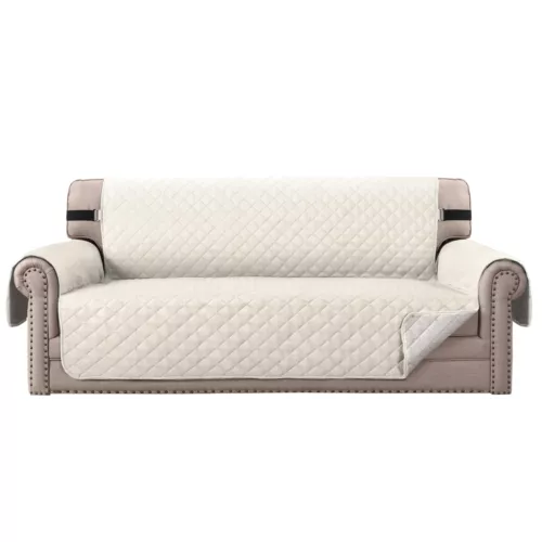 Quilted Sofa Cover Throw Pet Sofa Protector Non Slip & Waterproof 1/2/3 Seater - Picture 101 of 101