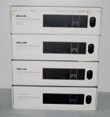 5x Jelly Comb Funk Tastatur Kabellos 2.4Ghz Ultra Portabel Akku 300mA für Bastle