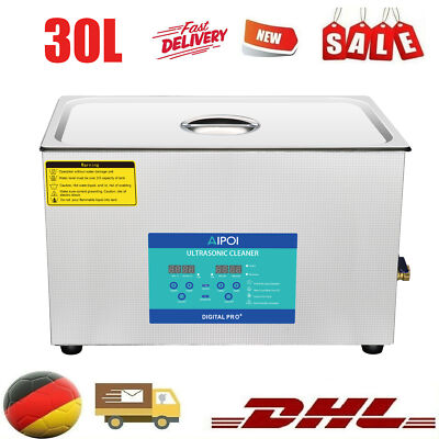 AIPOI Ultraschall Reinigungsgerät Ultraschallreiniger Schmuck Digital 30L 600W