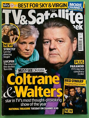 TV & SATELLITE WEEK 09-2016 JULIE WALTERS ROBBIE COLTRANE Tom Ellis Judith Light