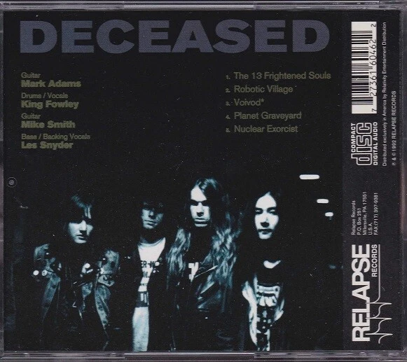 DECEASED / THE 13 FRIGHTENED SOULS * NEW MAXI-CD EP 1992 * NEU - Bild 2 von 3