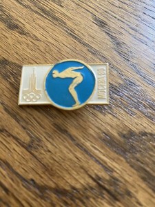 Mockba 1980 Olympics Diving pin