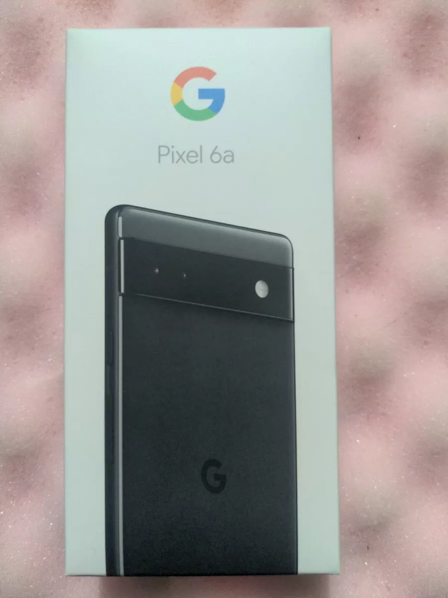 Google Pixel 6a GX7AS - 128GB - charcoal Black - Factory Unlocked new open  box