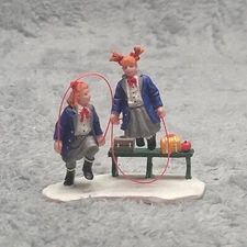 Lemax 2004 Rope Skippers Holiday Figurines #42912 Children Play School