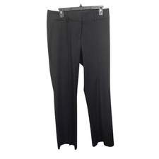 Ann Taylor LOFT Womens 6 Julie Black Straight Leg Dress Trousers