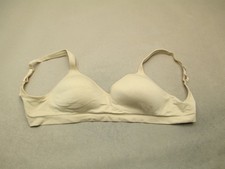Carole Hochman Size M Womens Beige Lined Wireless Back Closure Bralette Bra 9R