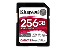 Kingston 256GB Canvas React Plus SDXC UHS-II 300R/260W U3 SDR2/256GB