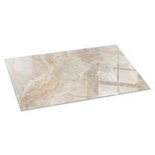Toughened Glass Hearth for Fireplace Stone Pattern Inspired by Nature 120x60 cm