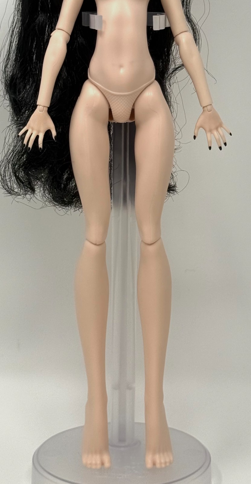 Monster High 2025 Skullector Elvira Mistress of the Dark Nude Doll Bat Tattoo