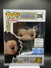 Funko Pop One Piece Monkey D Dragon #2206 Chase & Common Bundle PR ChronoToys