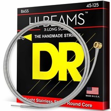 HI-BEAMS - Stainless Steel 5-String Bass Guitar Strings X-long Scale, 45-125, Ro