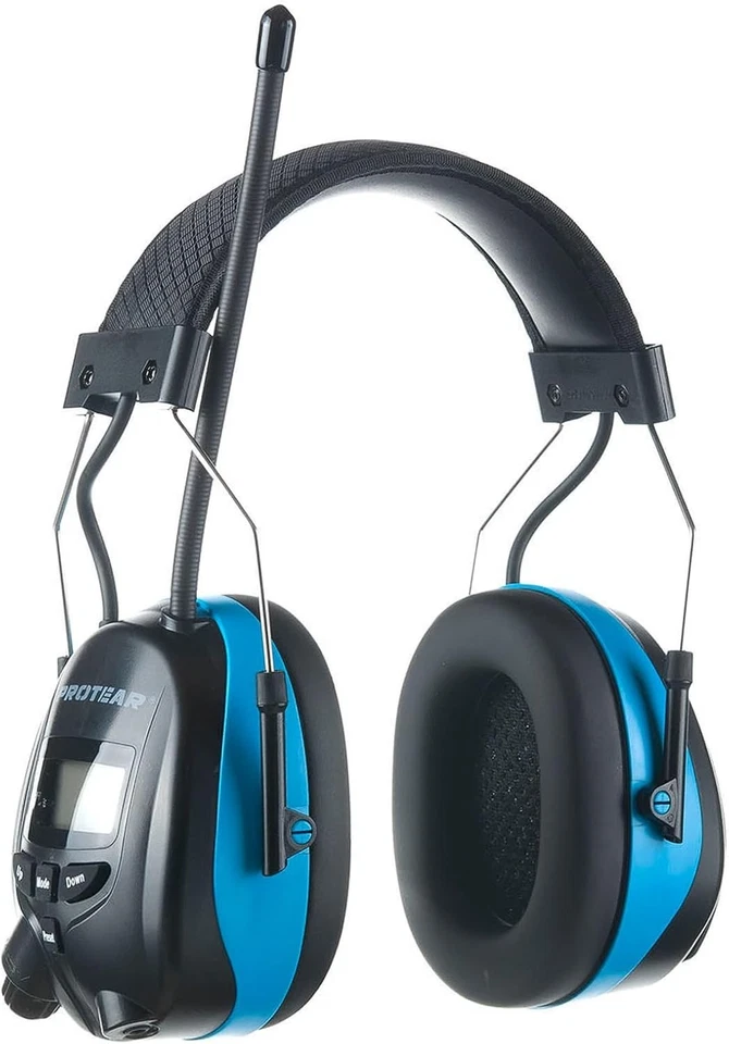 Auriculares recargables 25dB NRR con Bluetooth inalámbrico y pantalla digital Foto 3 de 4