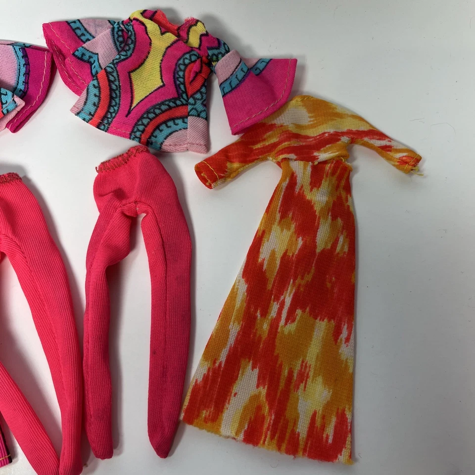 Lote de ropa de muñeca de moda vintage Mattel Rock Flowers 6 1/2" Foto 2 de 4