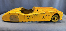 Hubley Kiddie Toy Jaguar 455 Jag 7" Vintage Diecast Car Yellow