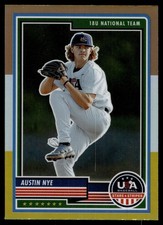 2023 Panini Stars & Stripes AUSTIN NYE BRONZE SILVER & GOLD PRIZM #13