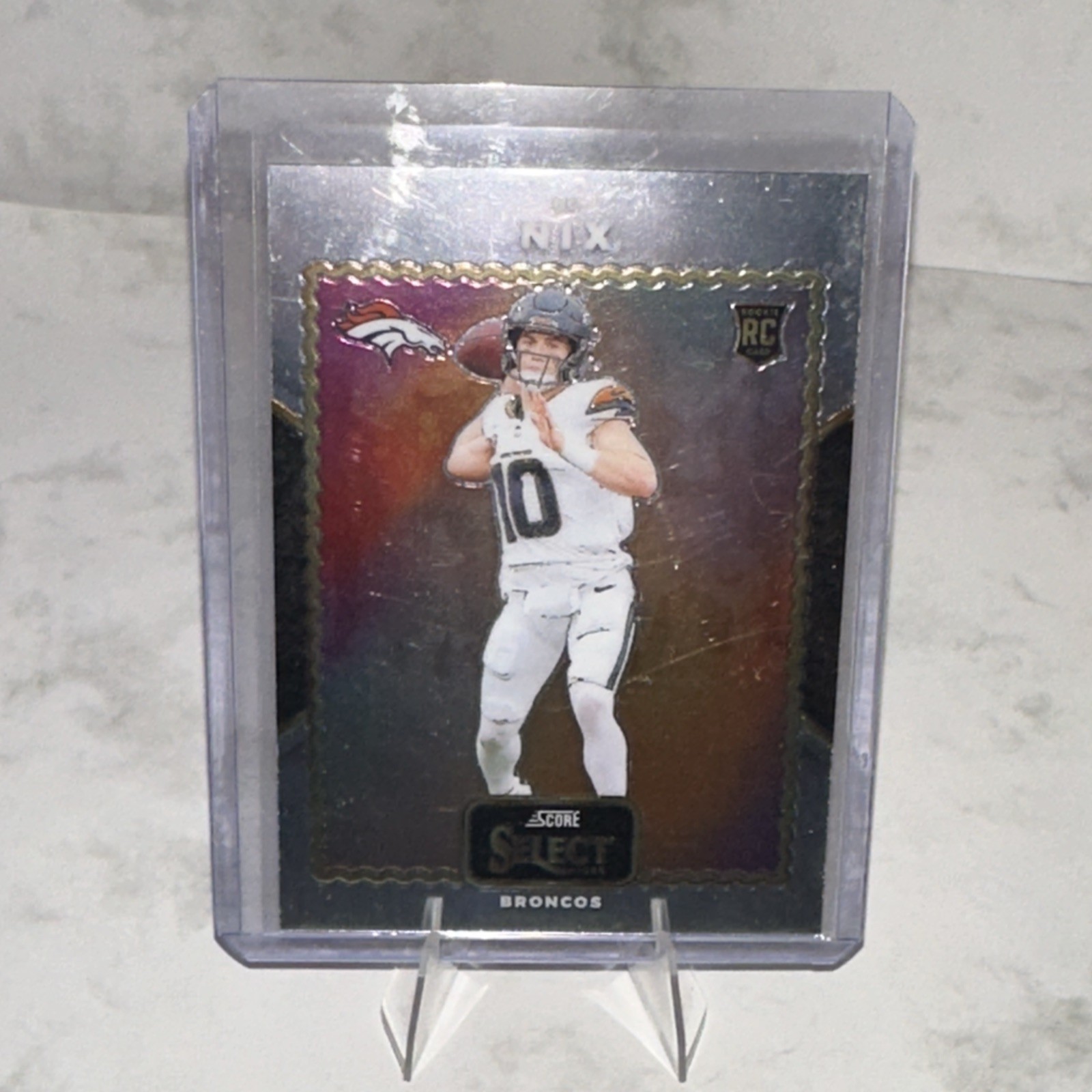 2024 Panini Select - Score Select Throwback Bo Nix #23 (RC)