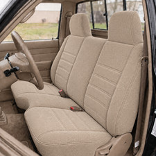Front Bench Seat Cover Fits Toyota Truck Beige Velour Small Notch A25