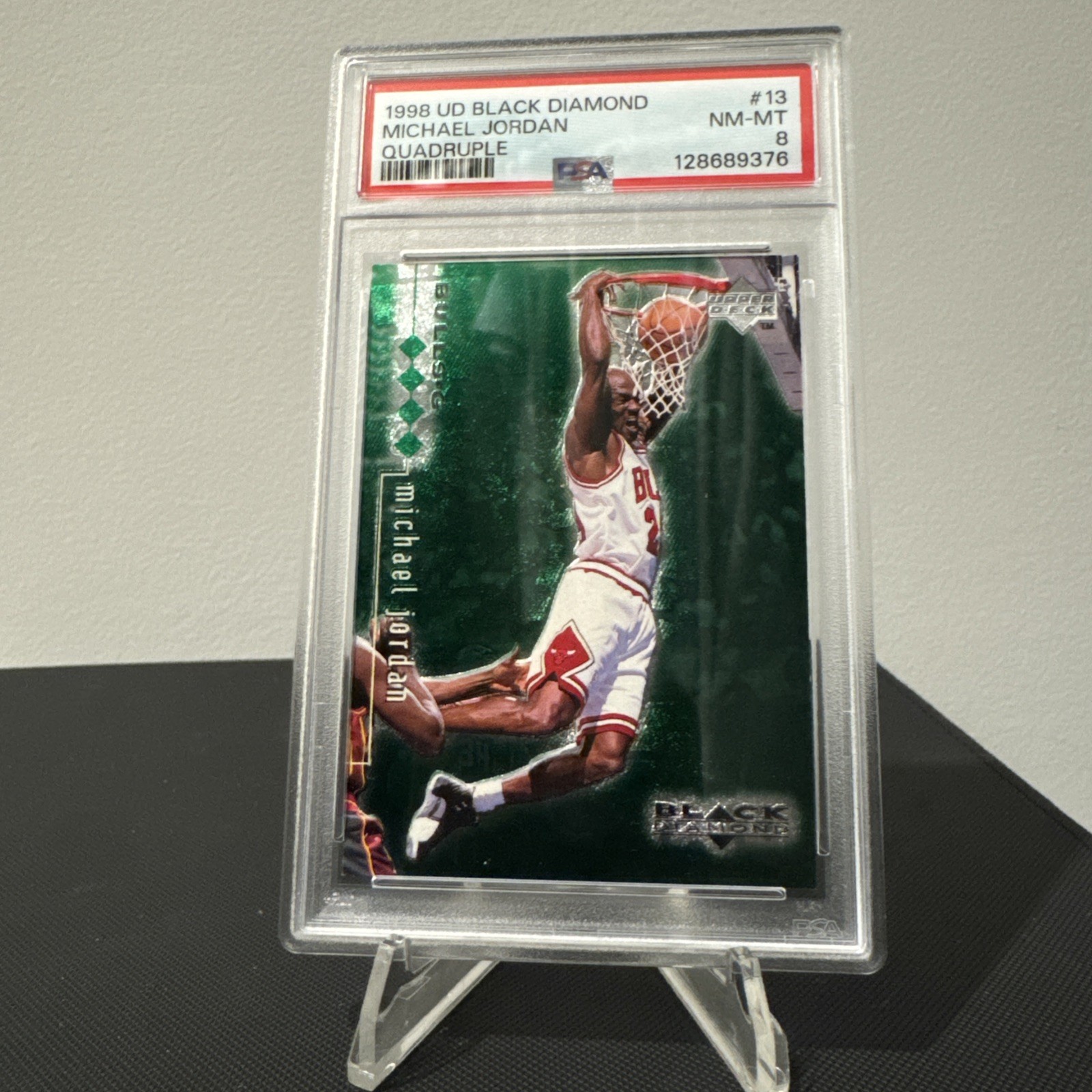 1998-99 Upper Deck Black Diamond - Michael Jordan #13 Quadruple 27/150