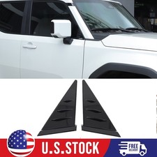 Gloss Black Anti-wind Buffeting Deflector For Toyota Land Cruiser Lc250 Prado24