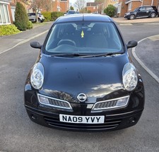 Nissan Micra 2009 3 Doors Black Visia 1.2 16v Petrol