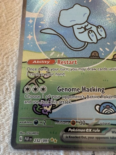 Mew ex 232/091 Sv: Paldean Fates Holo