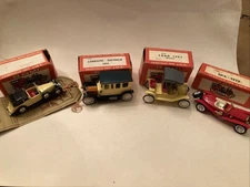 Set of 4 Rami Vintage Cars Made In France With Box 1:43 Vintage lot