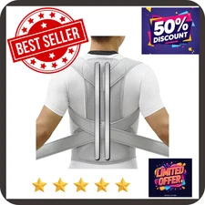 Adjustable Posture Corrector Back Support Brace Belt for Men & Women