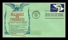 US COVER ALLIANCE FOR PROGRESS FIRST DAY ISSUE KHOL KRAFT CACHET