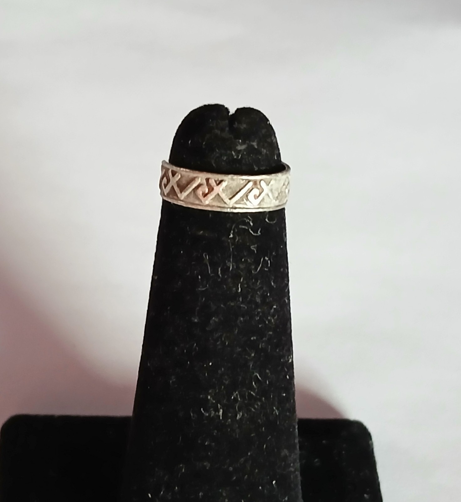 925 STERLING SILVER TOE RING ADJUSTABLE NICE PATT… - image 5