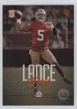 2021 Panini Chronicles Luminance Update Rookies Orange Trey Lance #204 0xa
