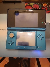 Nintendo 3DS Aqua Blue CiB&ndash; Nice Condition W/ Games Included NTSC-U Region