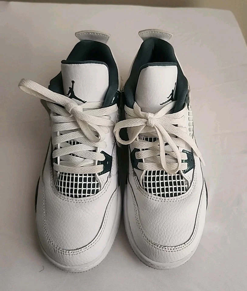 Nike Air Jordan 4 Retro Verde Juvenil Talla 1Y Foto 2 de 4