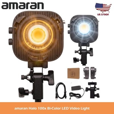 amaran Halo 100x Bi-Color LED Video Light, 100W Ultra-Compact Bowens Mount Light