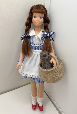OOAK Vintage 70s Miss Kitty Doll Skipper Clone MIHK Dorothy Wizard of Oz Toto 