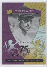 2014 Panini Hall of Fame Crusades Purple 26/50 Dave Bancroft #38 HOF 1l2