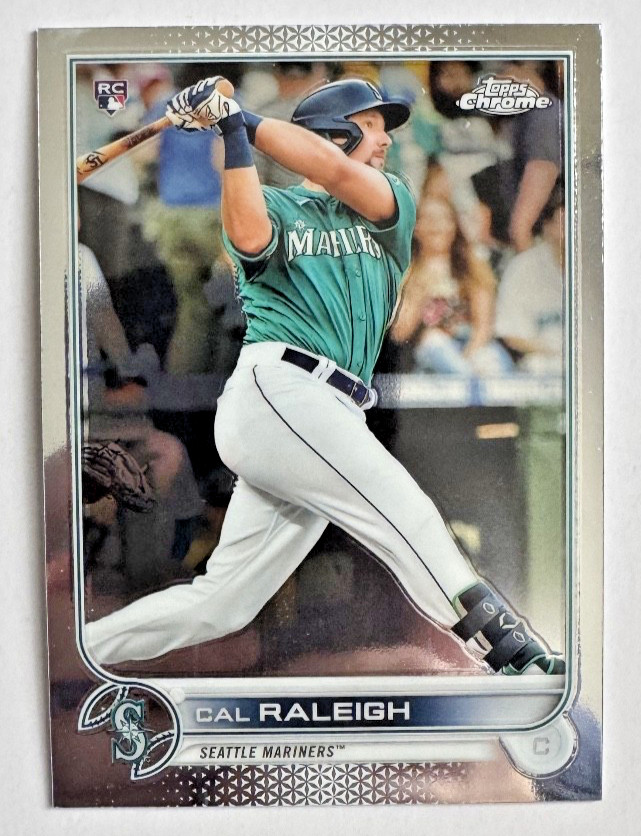 Cal Raleigh 2022 Topps Chrome RC ROOKIE #149 Seattle Mariners