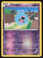 Pokemon Woobat Common 70/149 Boundaries Crossed Reverse Holofoil LP