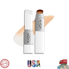 Color Changing Foundation Stick  Brush - 2-in-1 Dewy Makeup for All Skin Types