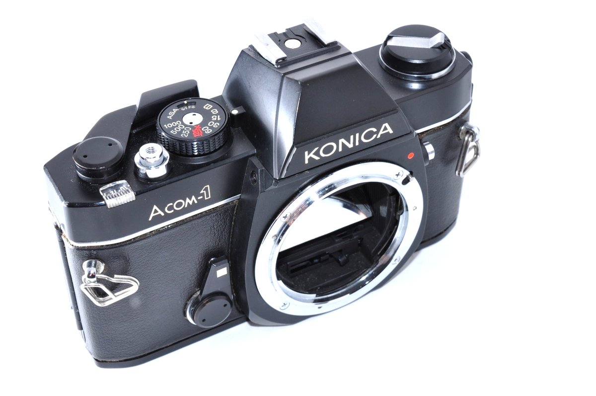 Konica Acom-1 35mm Film SLR Camera Body Only Meter Working