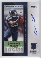 2013 Panini Contenders Christine Michael #203 Auto 9l4