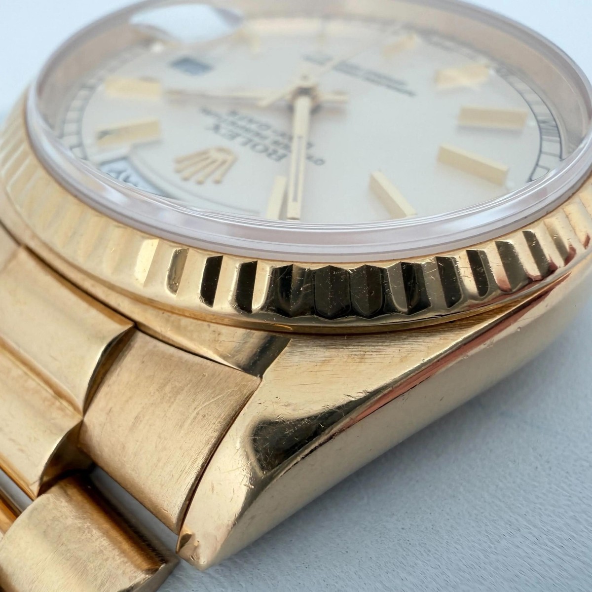 1989 Vintage Rolex 18238 Day-Date President 36mm 18K Yellow Gold
