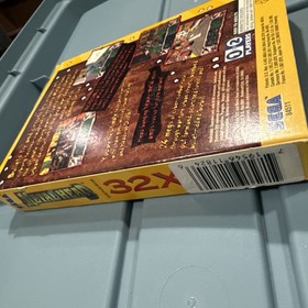 Metal Head CIB Sega Genesis 32X Complete Game Box Manual Tray and Inserts 