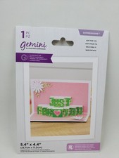 CC1 Crafters Companion Gemini Expressions Just For You Pop Out Sentiment Die New