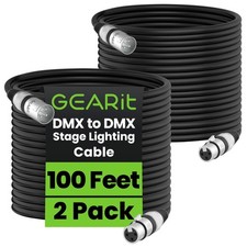 Universal 3-Pin DMX Cable for DJs and Lighting