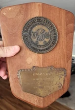 1978 US NAVY NAVAL UNDERWATER SYSTEMS CENTER NEWPORT RI. PLAQUE EUGENE C. RILEY