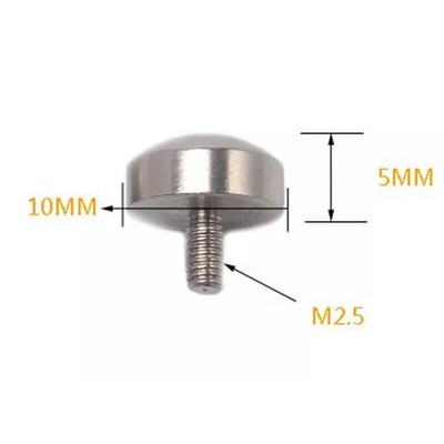 Mikrometer Tiefenmesser Kugelspitzen mit M2 5 Schaft und 10 mm Durchmesser