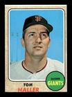 1968 Topps Baseball Tom Haller #185