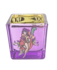 Ed Hardy By Christian Audigier Dagger Tattoo Mini  2" x 2" Candle